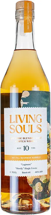 adb17619-708d-42c3-b23e-13cf8d129558_lagmore-living-souls-10yr.jpg Living Souls - Lagmore 1st Fill Bourbon 10Y